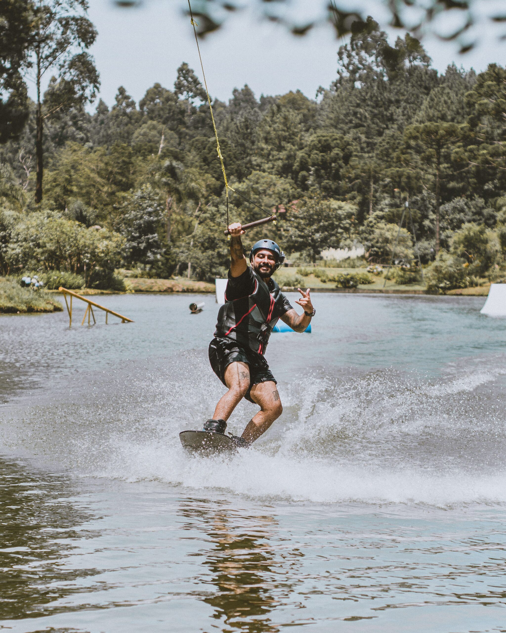 Aula de wakeboard
